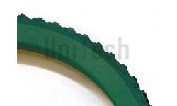 Ремень полиуретановый клиновой 17/B Зеленый с покрытием, 89 Sh-A Fenner Drives