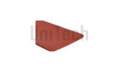 Резиновый лист 06мм/1,0м силиконовый красный CN