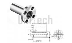 Лінійний підшипник LMEF-20L-UU (d = 20mm D = 32mm L = 80mm) CN