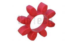 Полумуфта безлюфтовая 07 пружинящий элемент красный Trasco-ES (4 Лепестка)