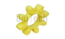 Напівмуфта безлюфтова 07 пружний елемент жовтий Trasco-ES (4 пелюстки)